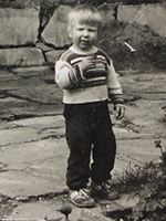Christian Helm as a child