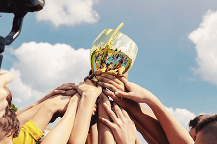 Troféus de vencedores