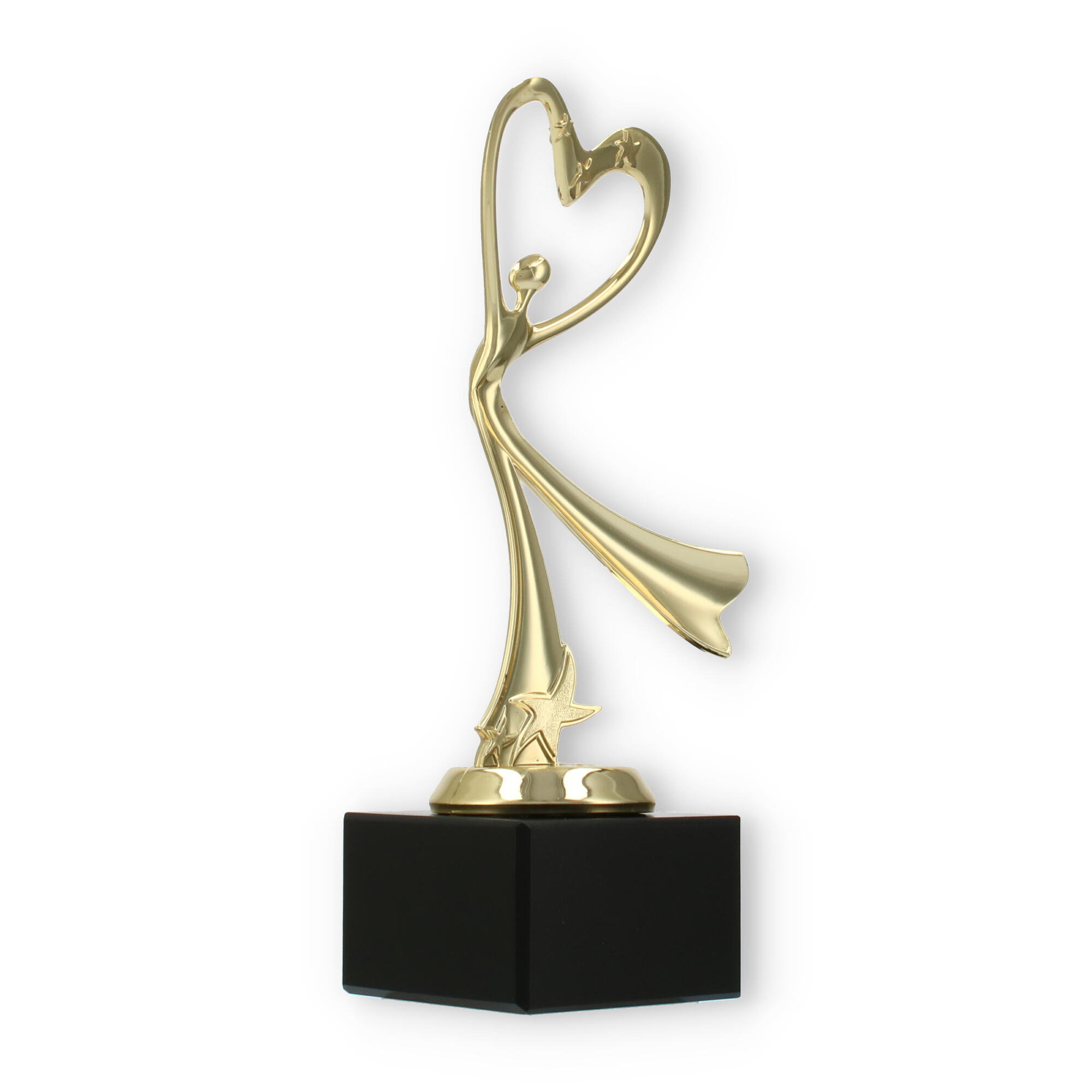 Trofeo Con Stella Rosa O Blu Per Danza E Cheerleading, Base In Marmo, Incisione Gratuita