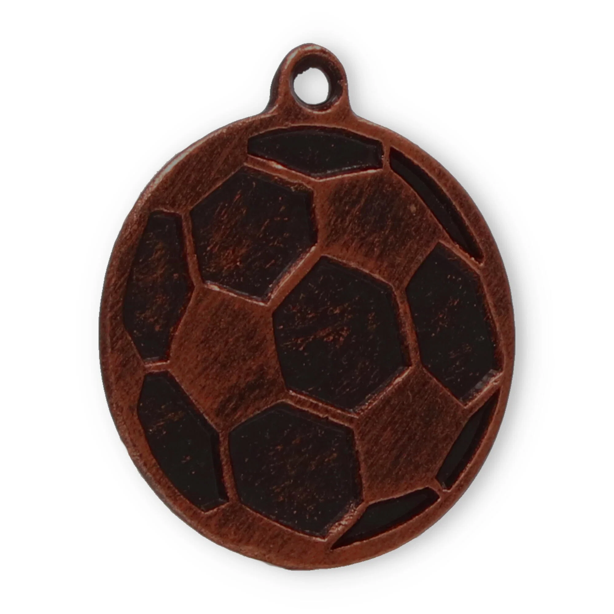 Fußballmedaille Joachim bronzefarben - Helm Trophy