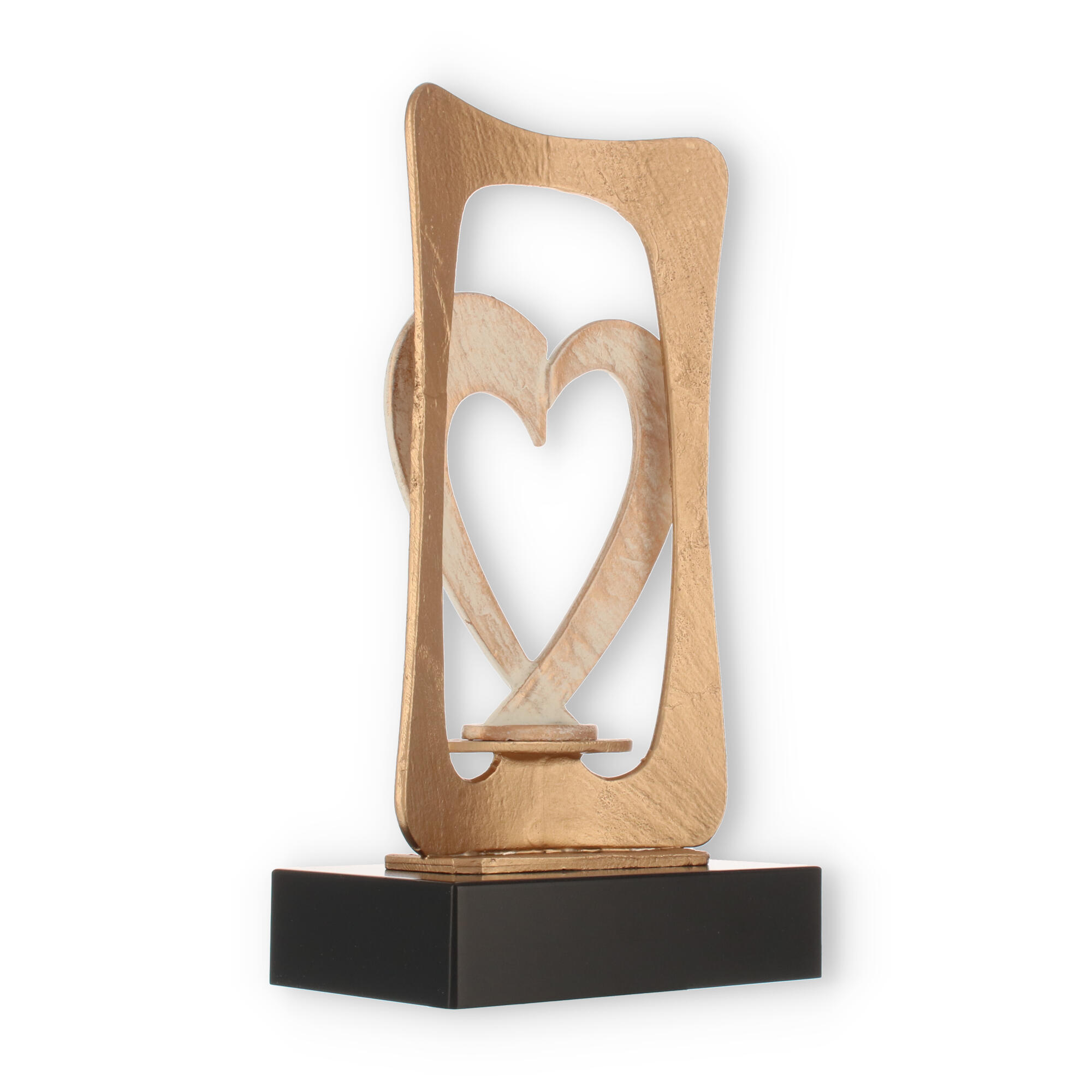 Pokal Zamakfigur Frame Herz Individuelle Gravur M glich