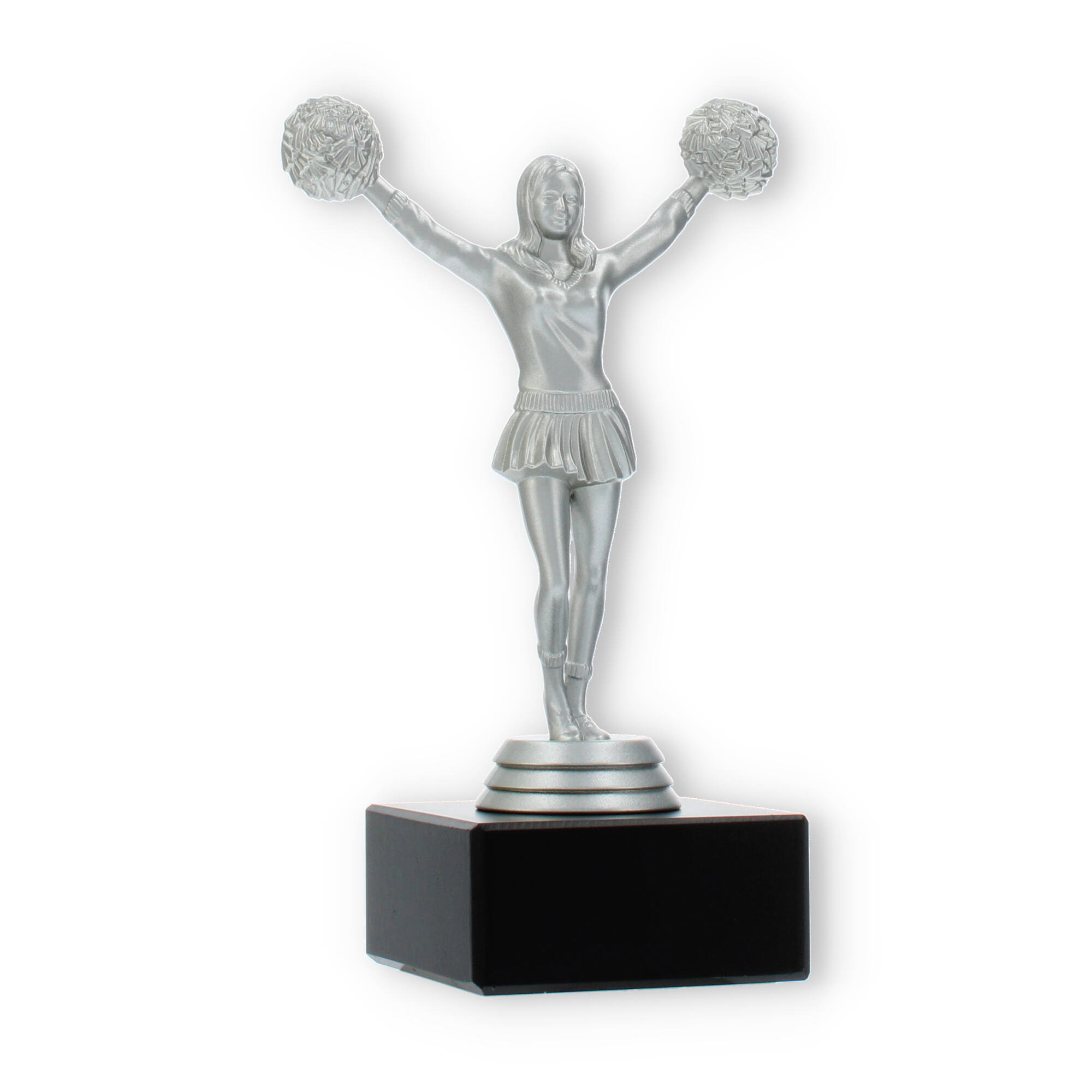 Trophy plastic figure Cheerleader Dance – customizable, on black marble ...