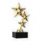 Trophy plastic figure star Jupiter gold on black marble base 18.2cm