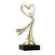 Trofeos Figura de plástico Danza Moderna dorada sobre base de mármol negro 17,5cm