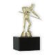 Pokal Kunststofffigur Billardspieler gold auf schwarzem Marmorsockel 14,0cm