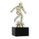 Pokal Kunststofffigur Fußballer gold auf schwarzem Marmorsockel 15,4cm