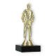 Pokal Kunststofffigur Judo Herren gold auf schwarzem Marmorsockel 15,0cm