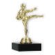 Pokal Kunststofffigur Karate Herren gold auf schwarzem Marmorsockel 12,4cm