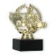 Trophy plastic figure Go-Kart in wreath gold on black marble base 12.5cm