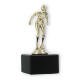 Pokal Kunststofffigur Schwimmerin gold auf schwarzem Marmorsockel 14,3cm