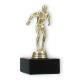 Pokal Kunststofffigur Schwimmer gold auf schwarzem Marmorsockel 13,6cm