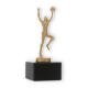 Coppa in metallo con figura di giocatore di basket oro metallizzato su base di marmo nero 16,8 cm