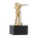 Trophies Metal figure rifleman gold metallic on black marble base 15,0cm