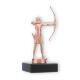 Trophy metal figure archer bronze on black marble base 15,0cm