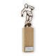 Trophy contour figure footballer old gold on sandstone 24.4cm