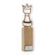 Pokal Konturfigur Schachfigur altgold auf Sandstein 24,4cm