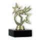 Trophy plastic figure star Neptune gold on black marble base 11.8cm