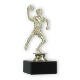 Trophy plastic figure handball player gold on black marble base 15,8cm