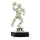 Pokal Kunststofffigur Handballspieler gold auf schwarzem Marmorsockel 14,8cm