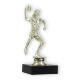 Trophy plastic figure handball player gold on black marble base 15,1cm
