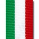 Strap 22mm green-white-red