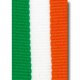 Ribbon 22mm green-white-orange