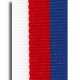 Strap 22mm white-red-blue