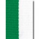 Ribbon 22mm green-white