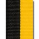 Strap 22mm black-yellow