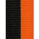 Bracelet 22mm noir-orange