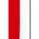 Ribbon 10mm red-white