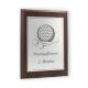 Wooden plaque Arturo silver 20,4x15,3cm