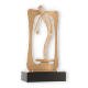 Trophy Zamak figure Frame Petanque gold and white on black wooden base 23.5cm