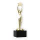 Trophy plastic figure star venus gold on black marble base 21,8cm