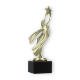 Victory Figure Victoria gold on black marble base 22.5cm
