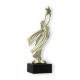 Victory Figure Victoria gold on a black marble base 21.5cm