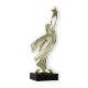 Victory Figure Victoria gold on black marble base 20.5cm