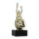Trophy plastic figure wheelchair driver gold on black marble base 17,3cm
