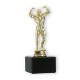 Trophy plastic figure bodybuilder gold on black marble base 16,9cm