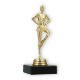 Trophy plastic figure Drill Team gold on black marble base 15.8cm