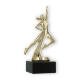 Trophy plastic figure dancing gold on black marble base 17,9cm