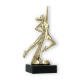 Trophy plastic figure dancing gold on black marble base 16,9cm