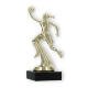 Trophy plastic figure basketball player gold on black marble base 16,5cm