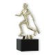 Trophy plastic figure baseball player gold on black marble base 16,3cm
