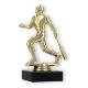 Pokal Kunststofffigur Baseballspieler gold auf schwarzem Marmorsockel 14,7cm