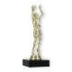 Trophy plastic figure basketball player gold on black marble base 18,3cm