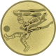Aluminum emblem embossed gold 25mm - Tipp-Kicker