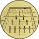 Alu emblem embossed gold 25mm - table soccer