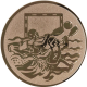 Alu emblem embossed bronze 25mm - canoe polo