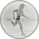 Emblème en aluminium gaufré argent 25mm - Laufen Damen